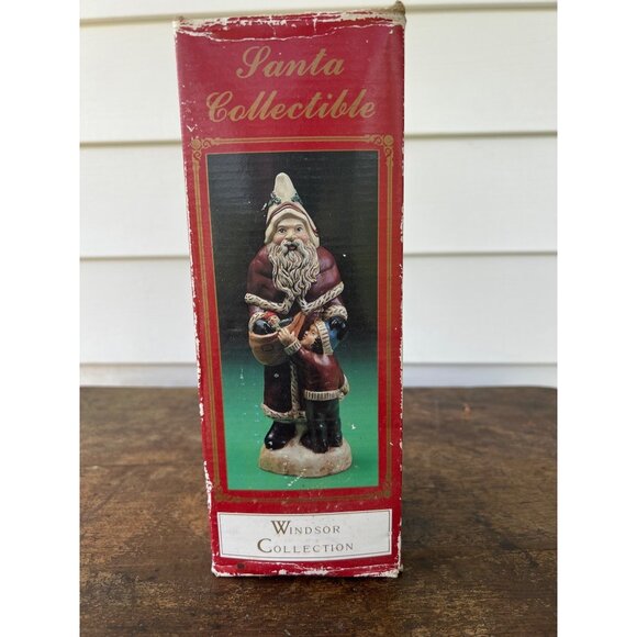 Vintage Windsor Collection Santa Figurine With Child Hand-Painted Collectible Ch - Picture 1 of 3